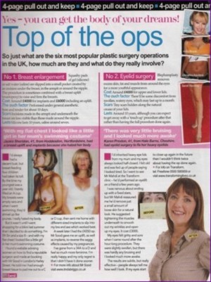 Page 32, Best Magazine, Patient's Cosmetic Surgery Stories