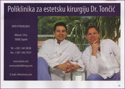 Magazine feature in Croatia about Dr Toncic