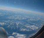 Over the Swiss alps
