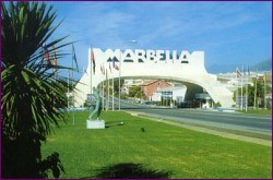 A tourist landmark in Marbella
