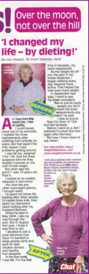 Linda Briggs patient's story in Chat Magazine