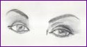 sketch of eyes